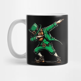 St Patricks Day Dabbing Leprechaun Boys Girls Men Dab Dance Mug